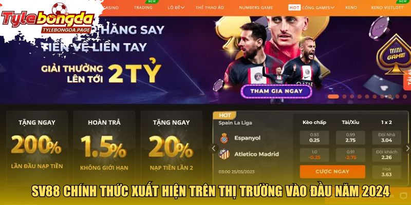 Sv88 chính thức xuất hiện trên thị trường vào đầu năm 2024