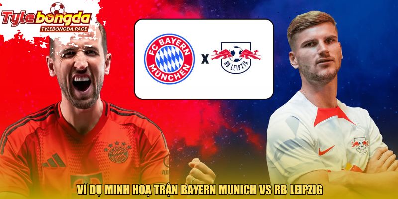 Ví dụ minh hoạ trận Bayern Munich vs RB Leipzig